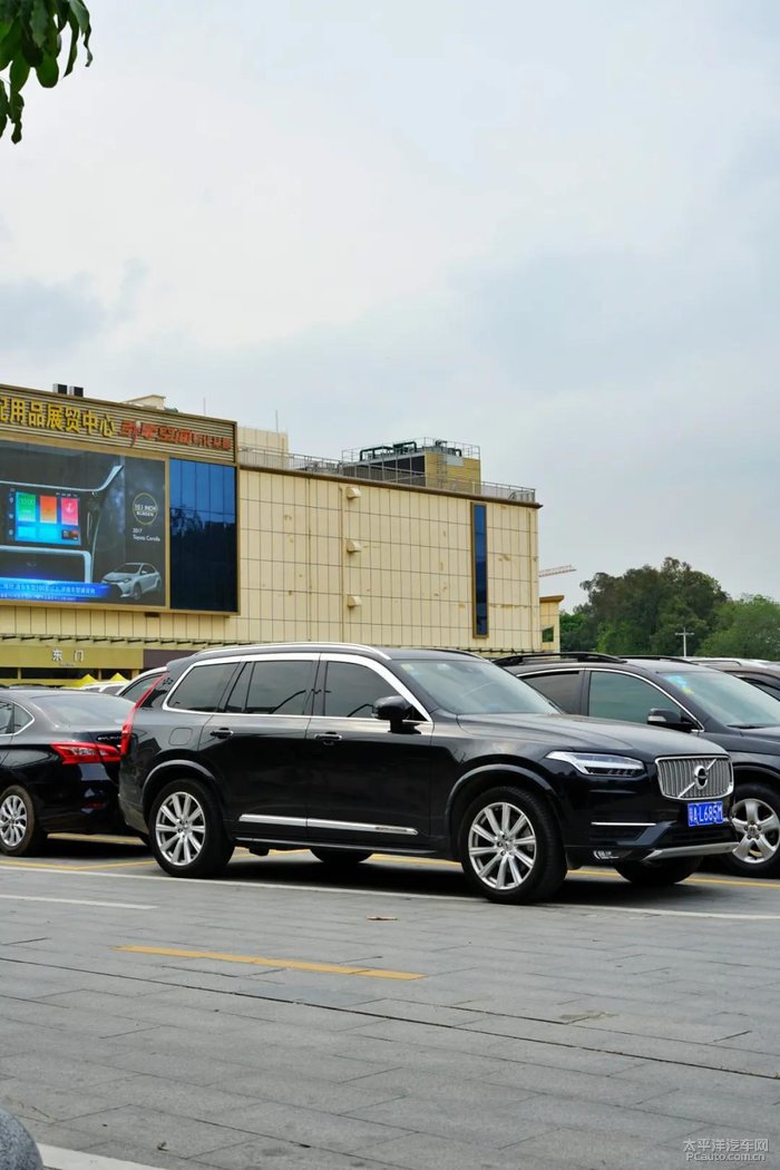 沃尔沃xc90autoclover奥克福低调的六片装铂金电镀雨挡改装