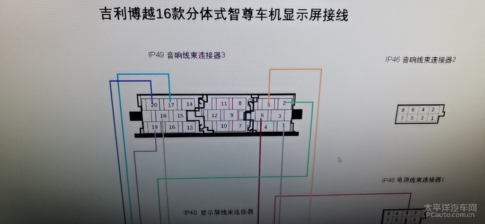 已解决求吉利博越16款智尊车机接线定义图