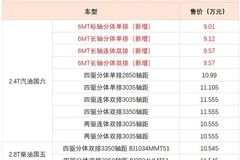 9万就能买的军用皮卡 北汽勇士新增4款国六车型