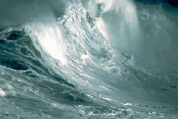 海啸gif图片