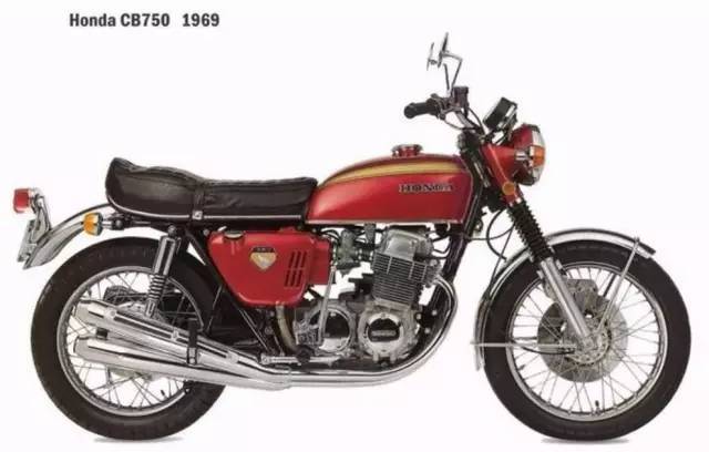 Honda CB750历史_摩托车高转速发动机_大排量摩托车直列4缸