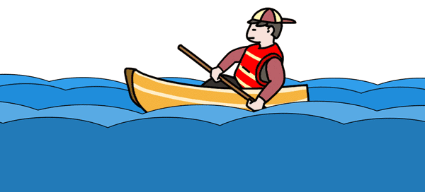 划船动画gif图片